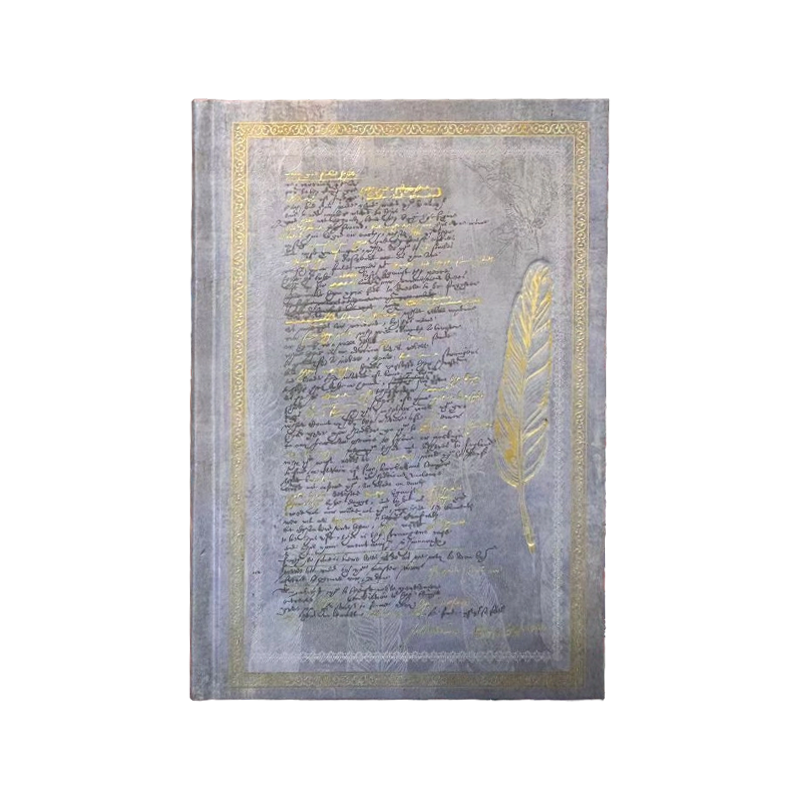 Diario de papel con guión vintage