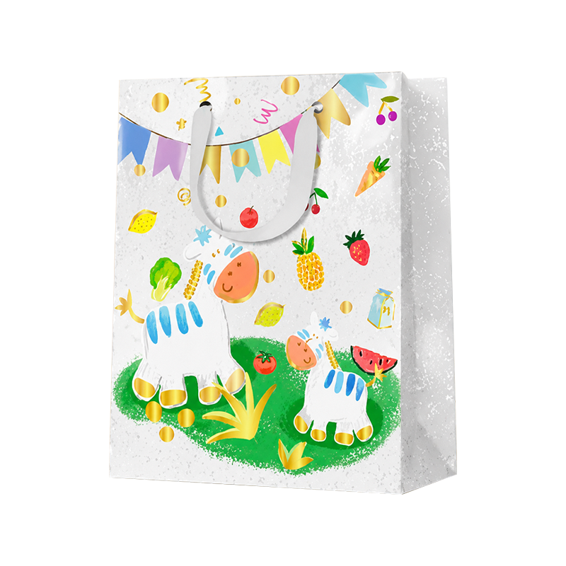 Bolsas de embalaje verticales de dibujos animados de colores