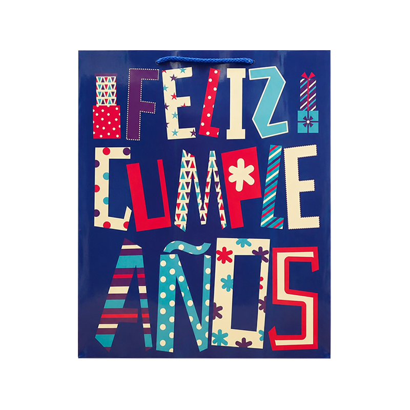 Bolsos de regalo verticales con estampado Fiesta