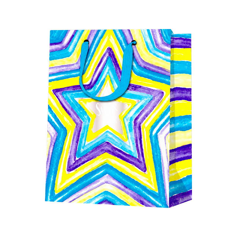 Bolsas de embalaje verticales Watercolor Star