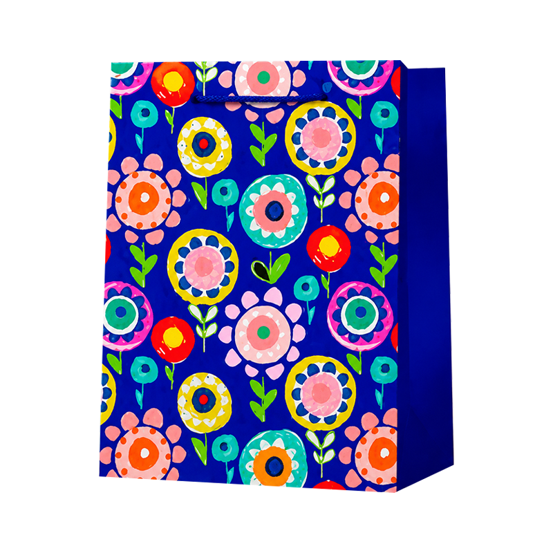 Bolsos de fiesta verticales con estampado floral Retro Doodle