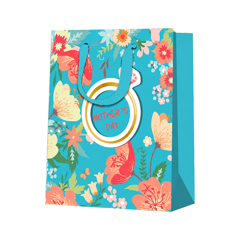 Bolsos de fiesta verticales con estampado floral tropical brillante